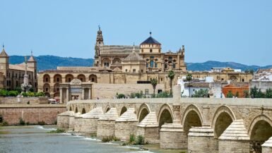 Córdoba's stunning Mezquita-Catedral with the famous striped arches — Cordoba